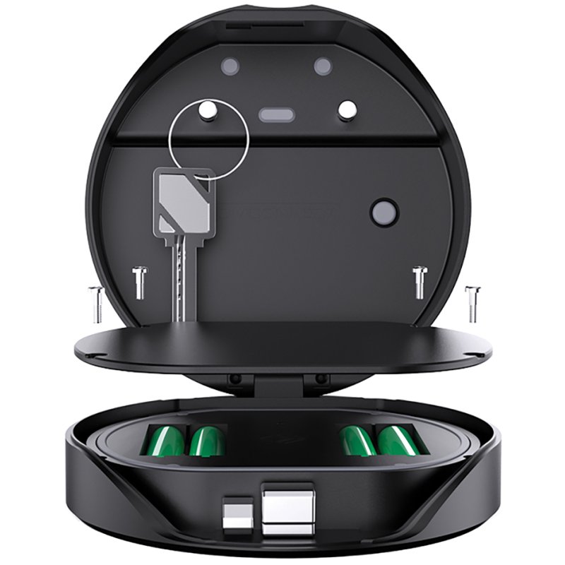 Phoenix coffre-fort à clés SMILE avec cadenas, noir, commandable par app